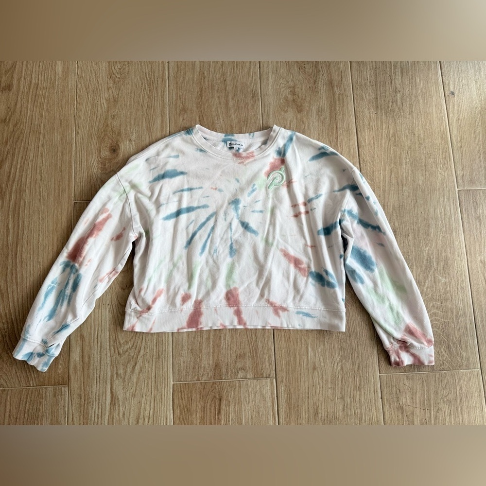 Peloton Tie Dye Crew Neck Crop - Picture 3 of 5